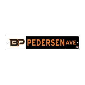 2023 Pedersen Street Sign