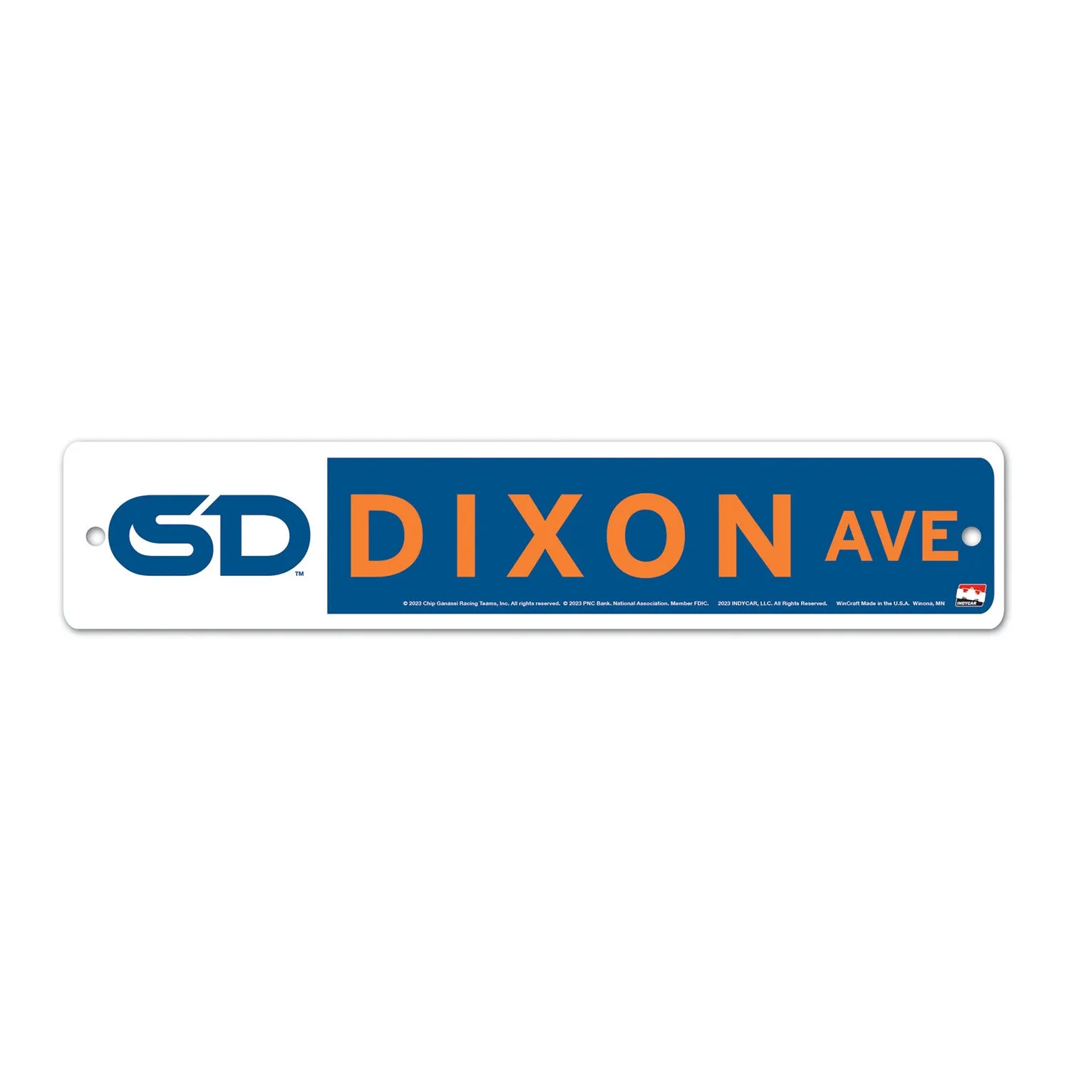 2023 Scott Dixon Street Sign