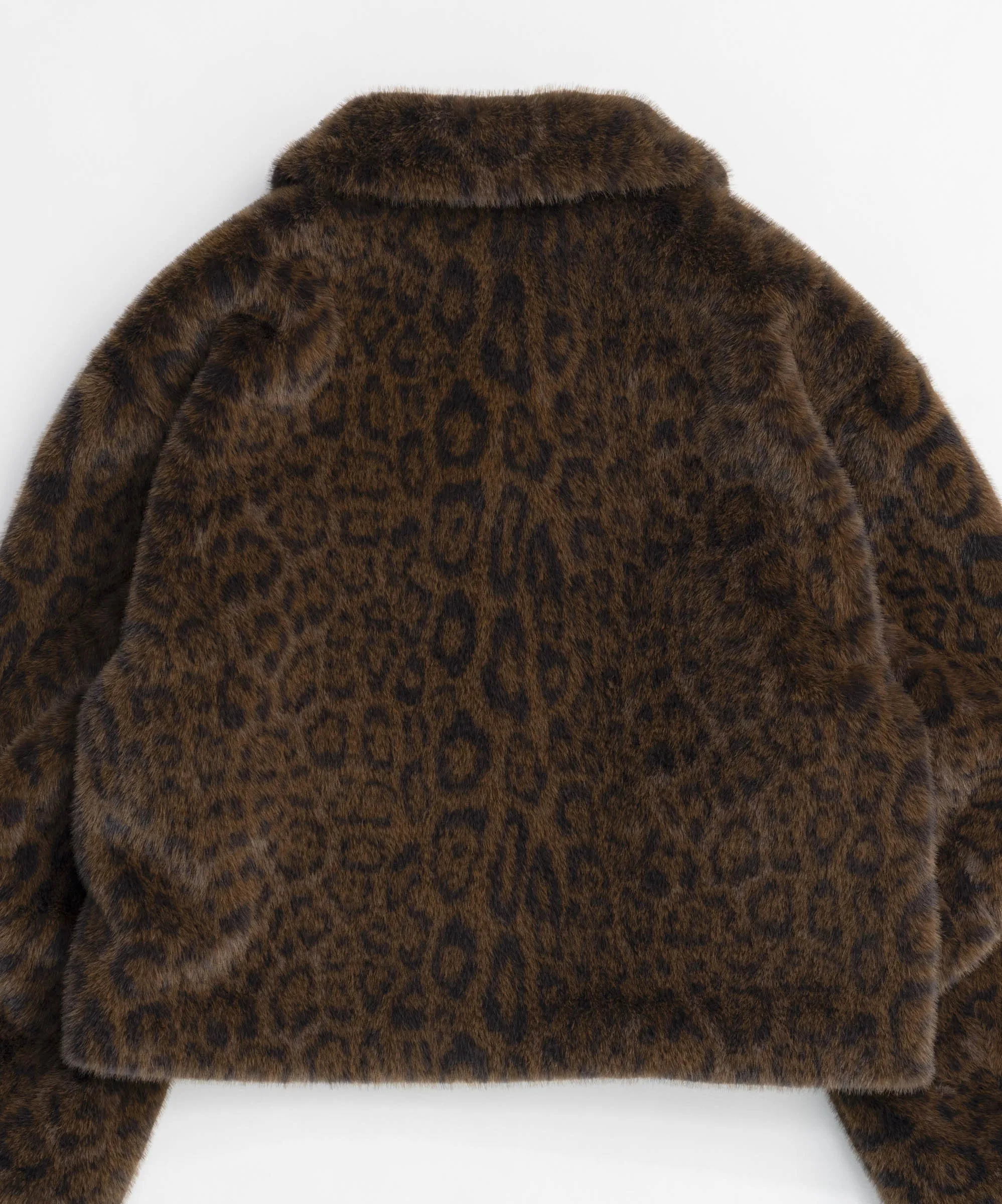 【24WINTER PRE-ORDER】Faux Fur Leopard Coat