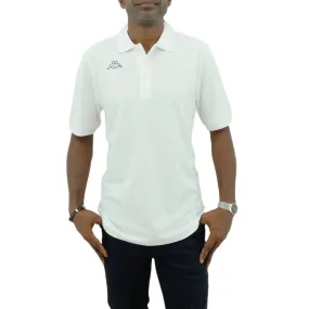 302S1U0969, Kappa,  Logo Life - Men S/S Polo - White