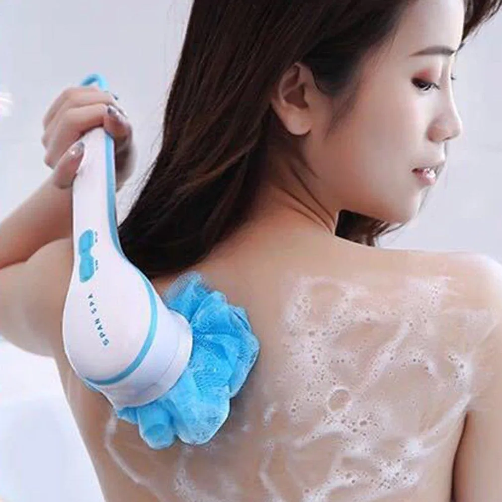 Amazing 5 In 1 Electric Bath Shower Brush Exfoliation Spin Spa