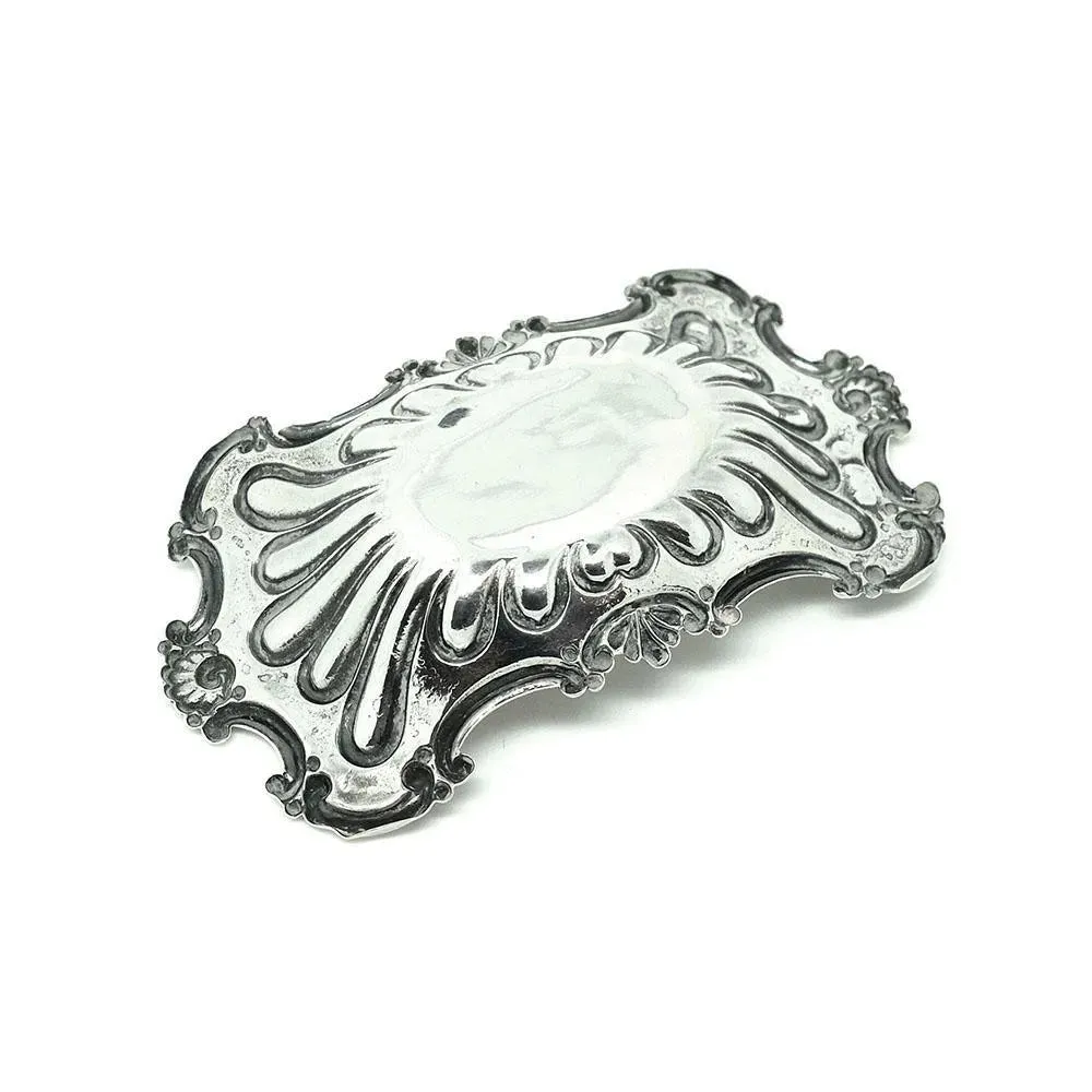 Antique Edwardian Sterling Silver Jewellery Tray