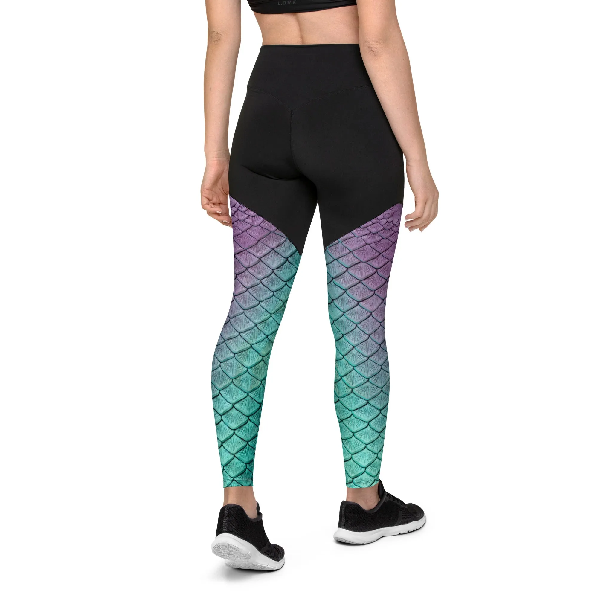 Aqua Fairy Sports Leggings