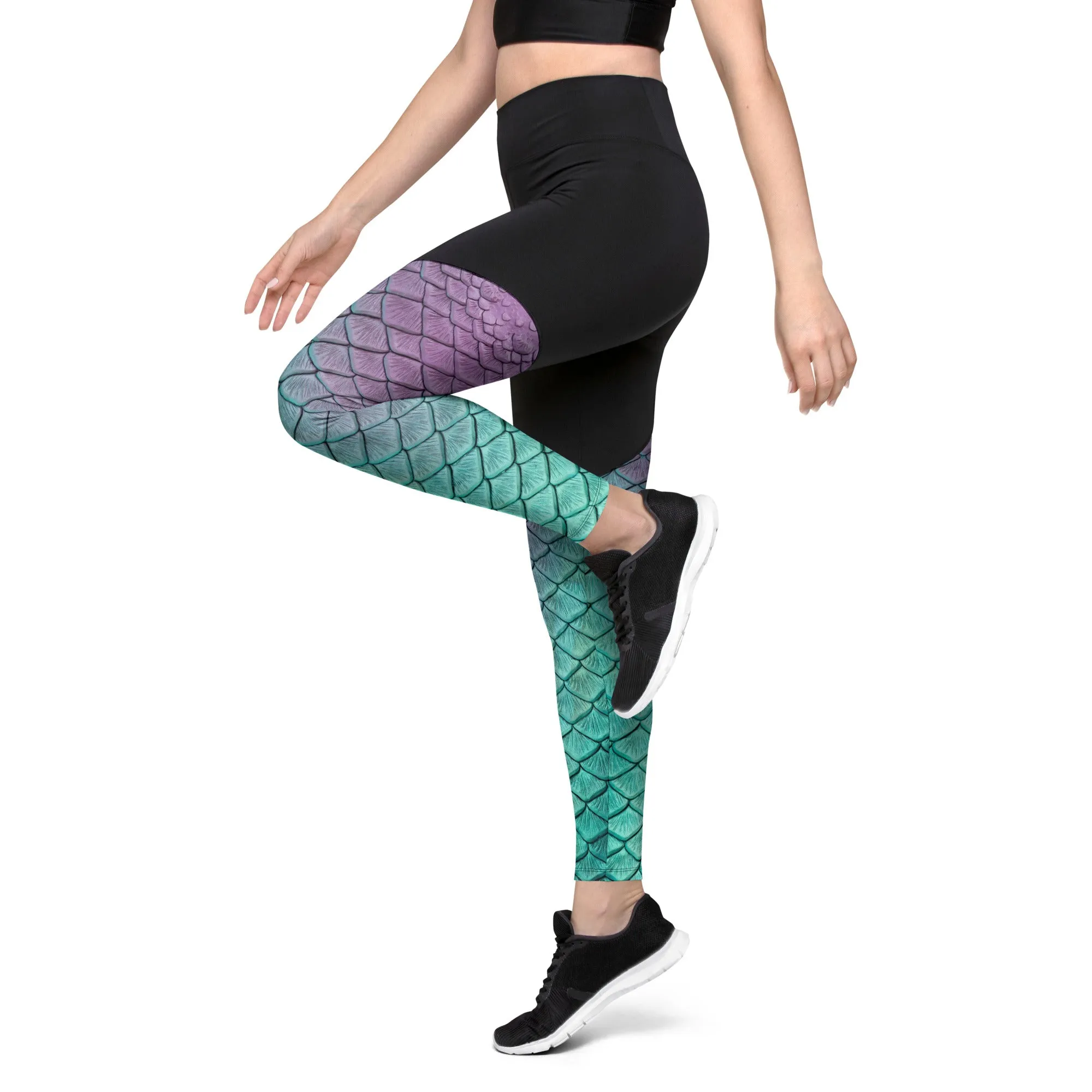 Aqua Fairy Sports Leggings