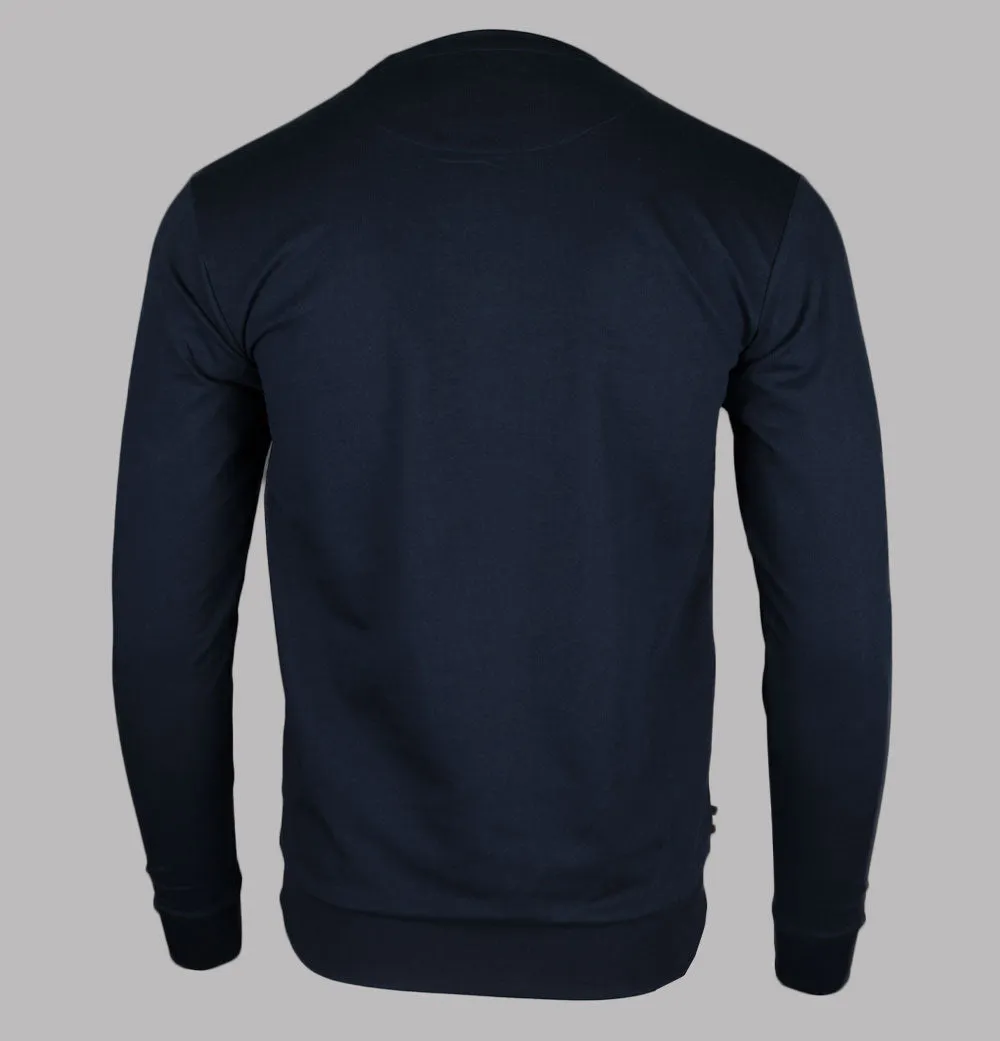 Aquascutum Big Logo Sweatshirt Navy