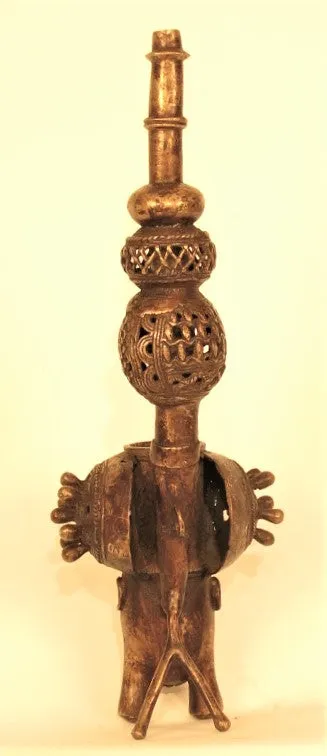 Bamum Bronze Pipe