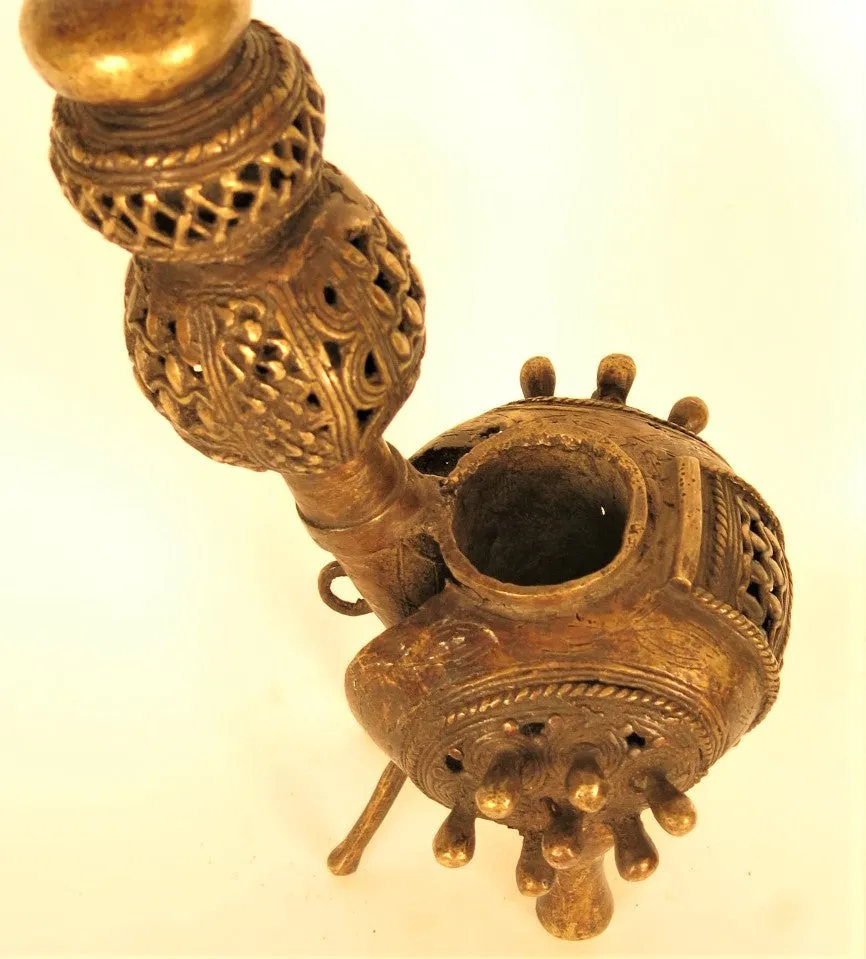 Bamum Bronze Pipe