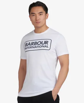 Barbour International Essential Large Logo Tee White