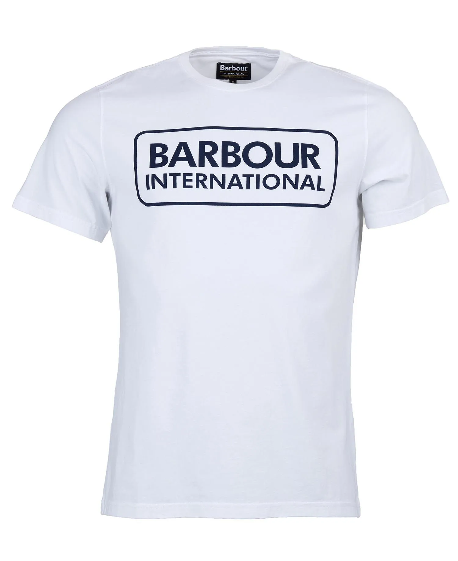 Barbour International Essential Large Logo Tee White