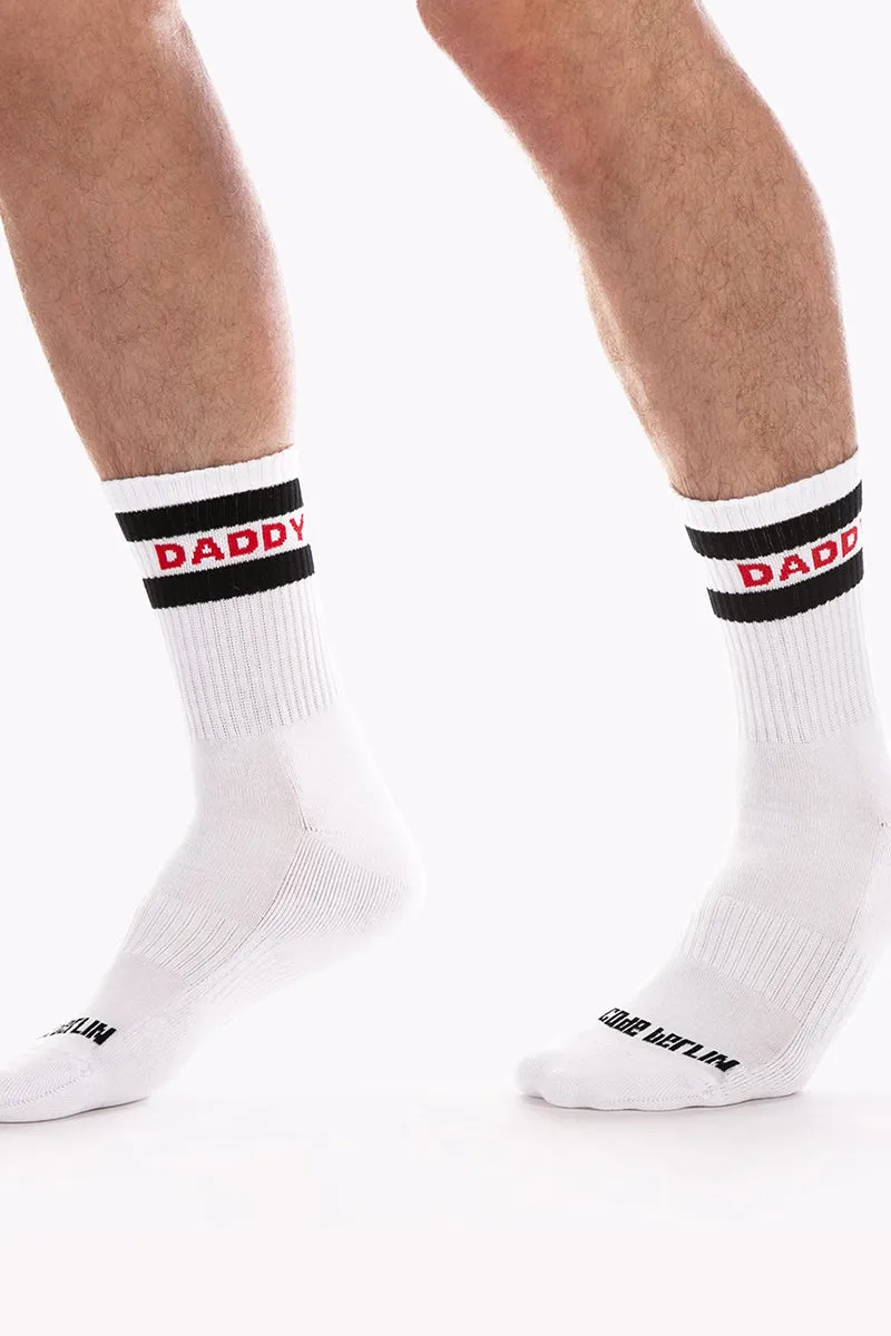 Barcode Berlin Fashion Half Socks Daddy White Black