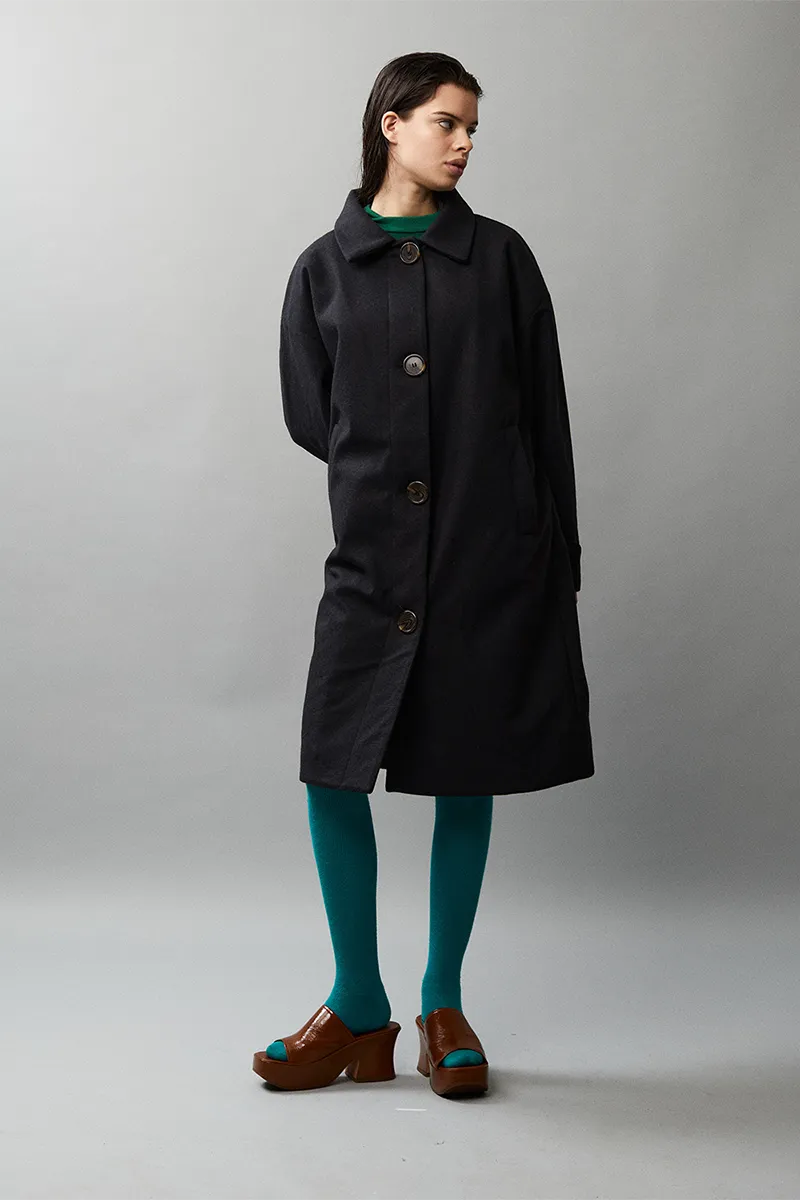 BB OVERCOAT TECHWOOL AW22 NAVY