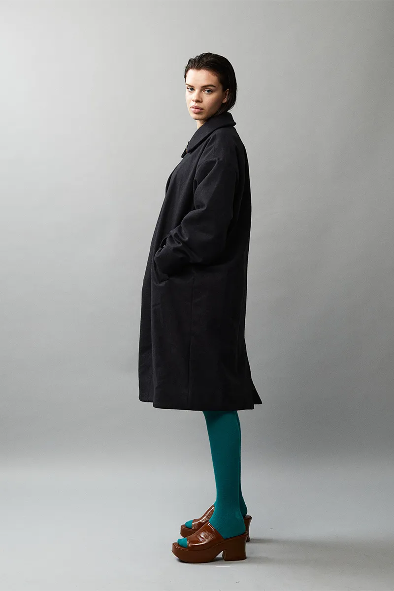 BB OVERCOAT TECHWOOL AW22 NAVY