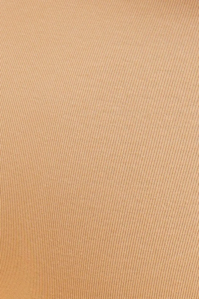 Beige Cotton G-String