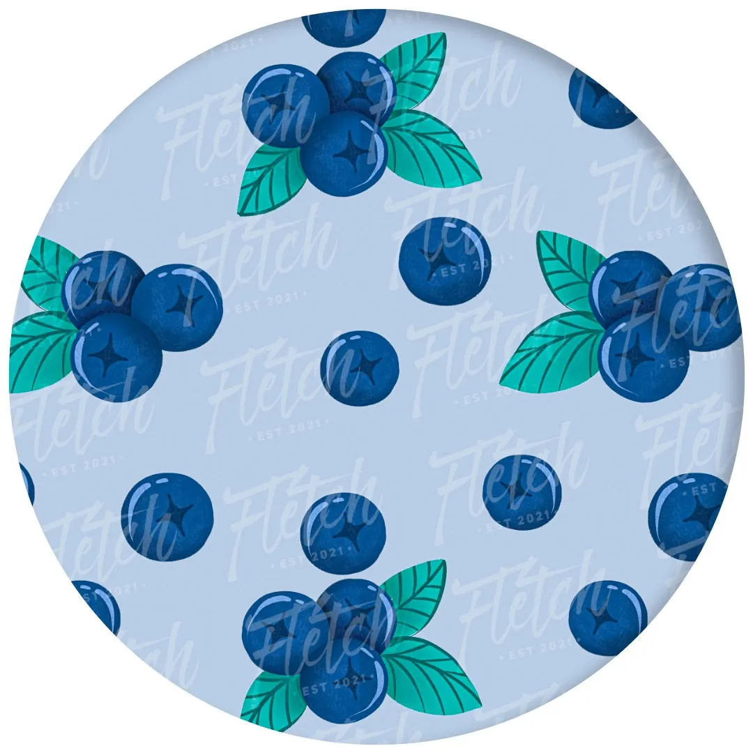 Berry Blue Ruffle Footie Snoozer