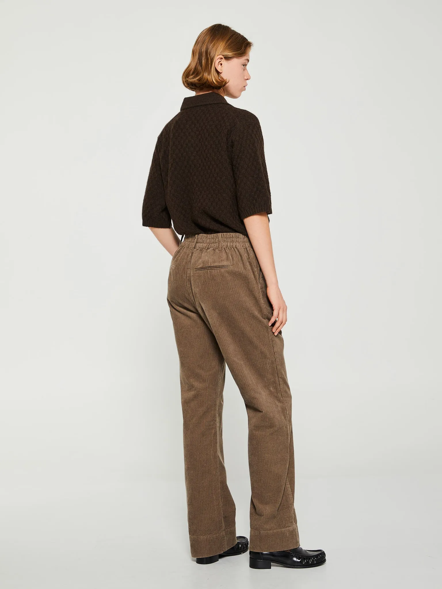 Billy Corduroy Pants in Brown Khaki