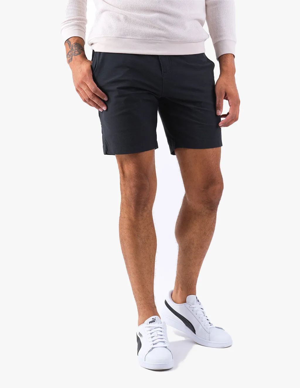 BLACK TRAVELERS SHORTS