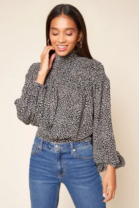 Bondi Leopard Smocked Top