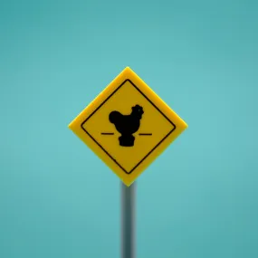 Chicken Road Sign