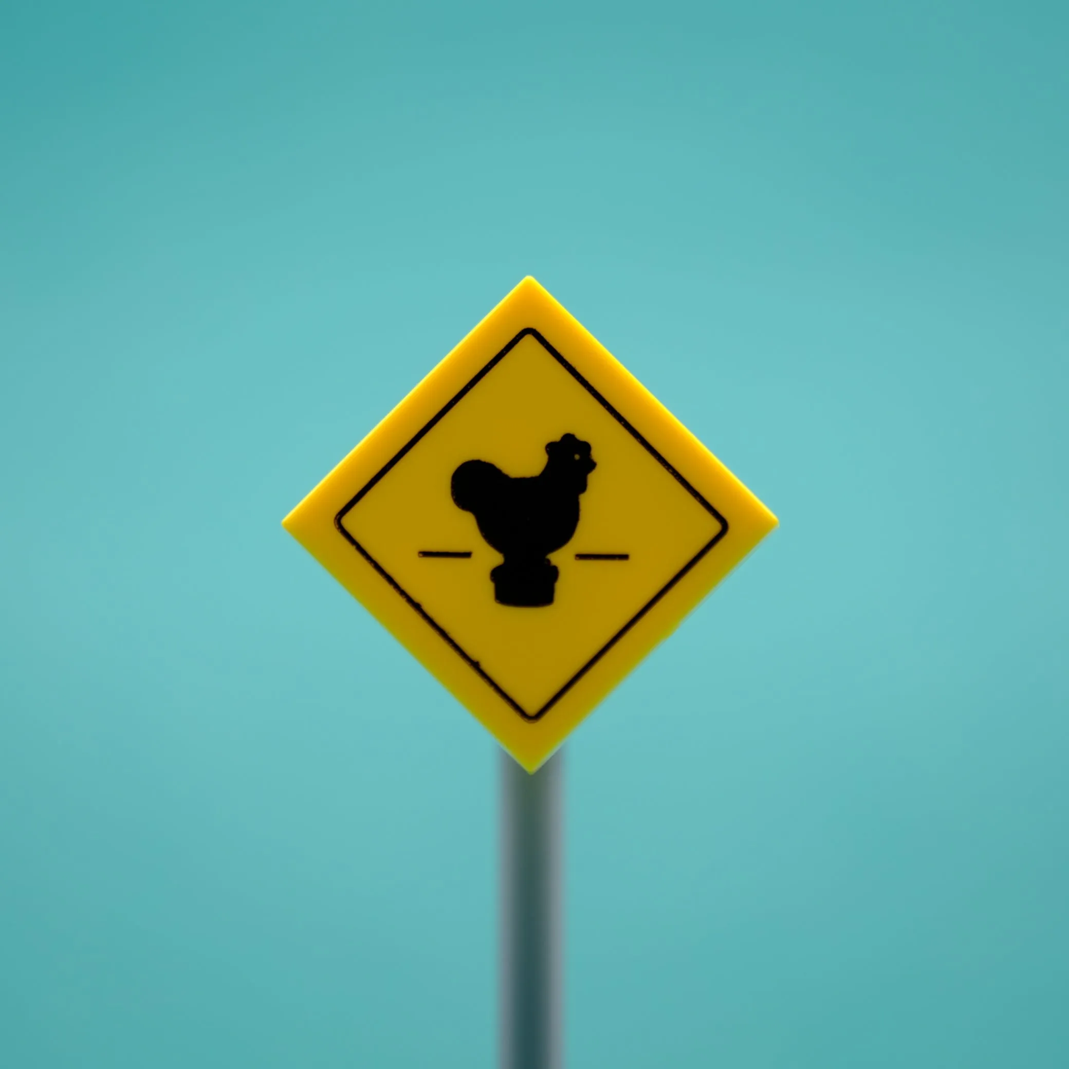 Chicken Road Sign