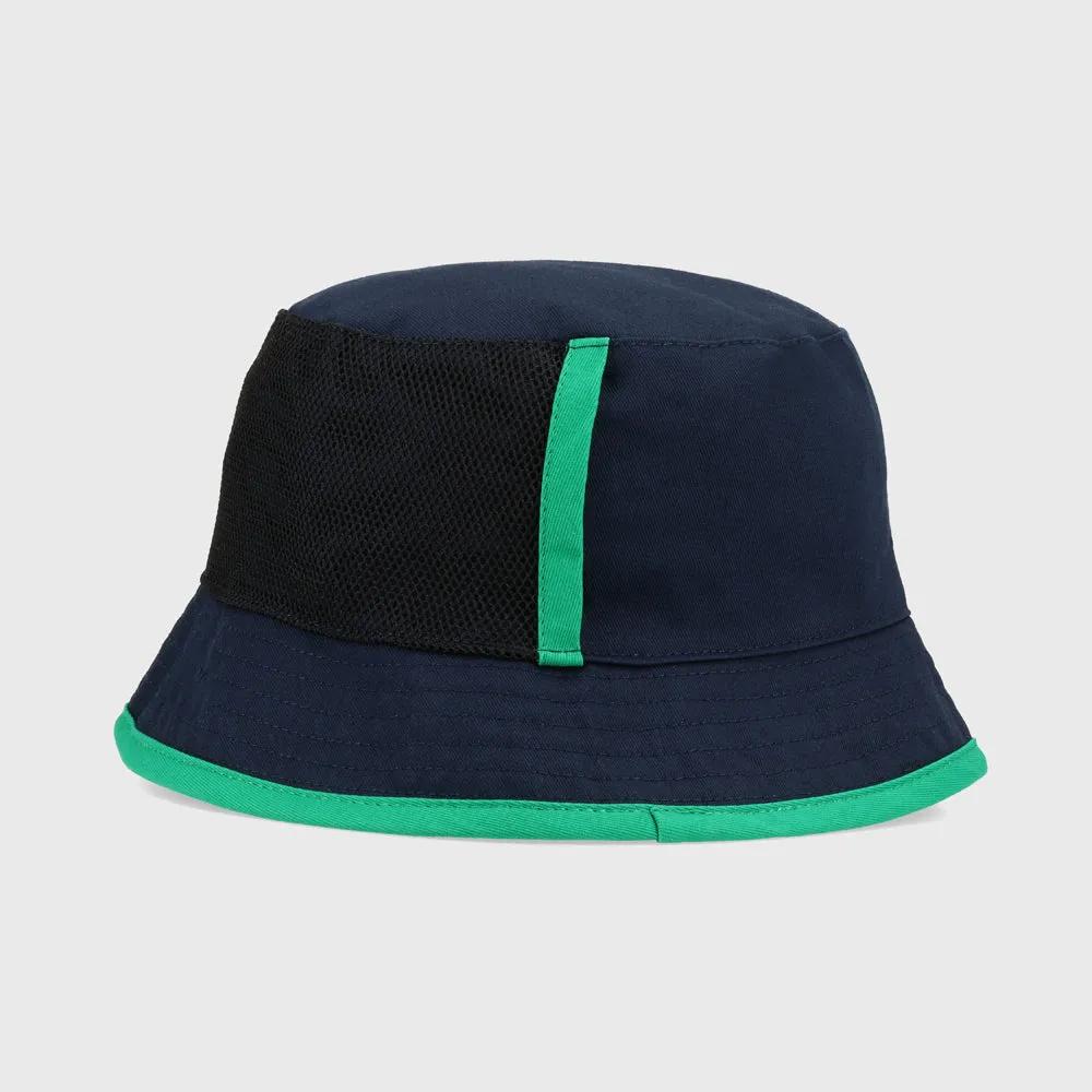 Code Unisex Mesh Pocket Bucket Hat Navy/Green _ 182739 _ Navy