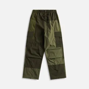 Comme Des Garons Homme Mix Cloth Cargo Pant - Khaki