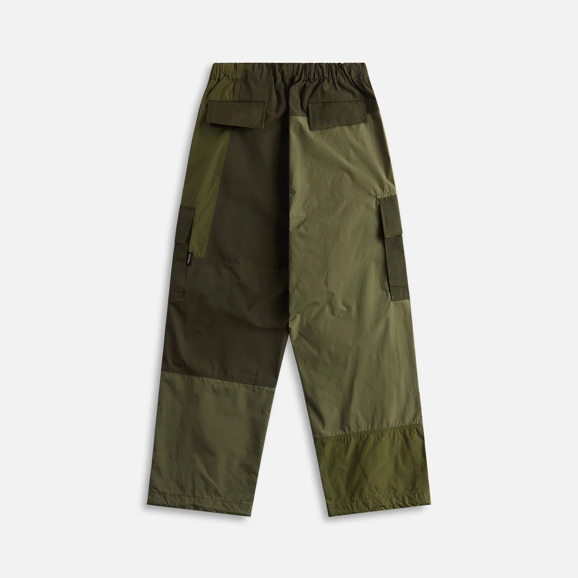 Comme Des Garons Homme Mix Cloth Cargo Pant - Khaki