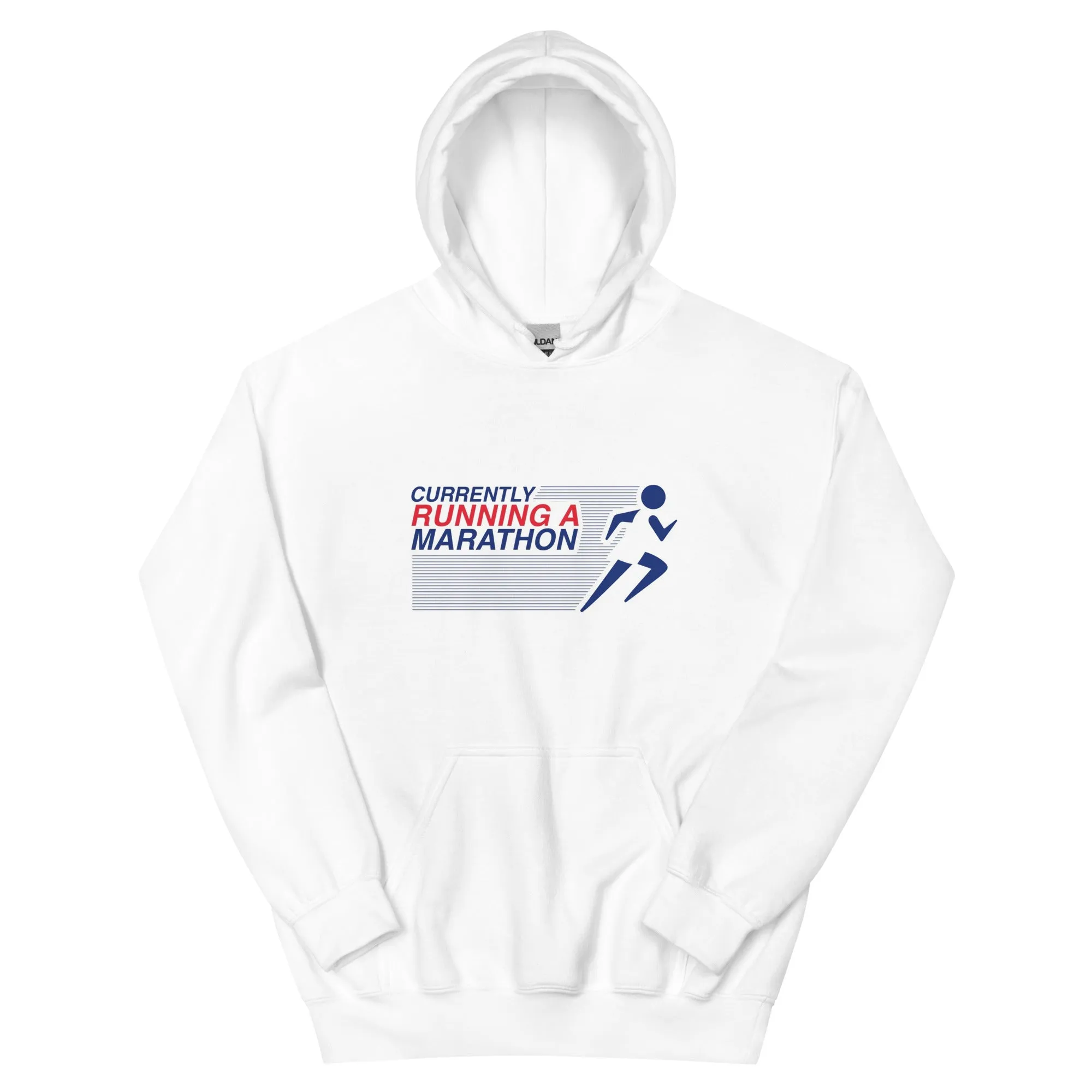 Currently Running A Marathon Unisex Hoodie