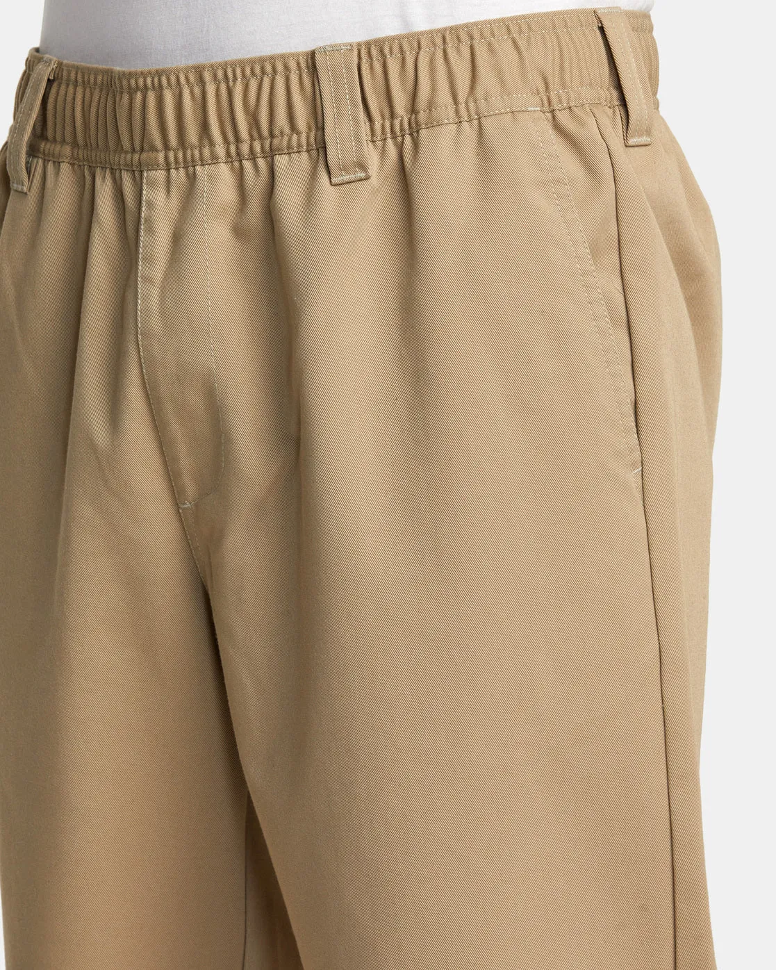 Dayshift Collection Americana Elastic Waist Pants - Khaki