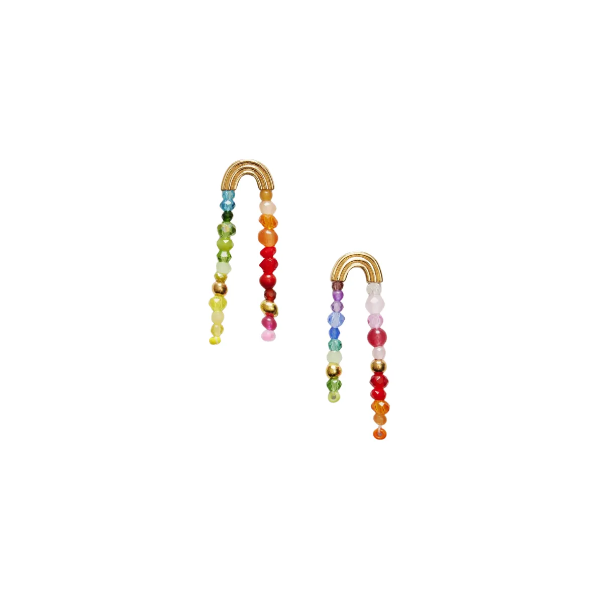 Double Rainbow Earring Gold