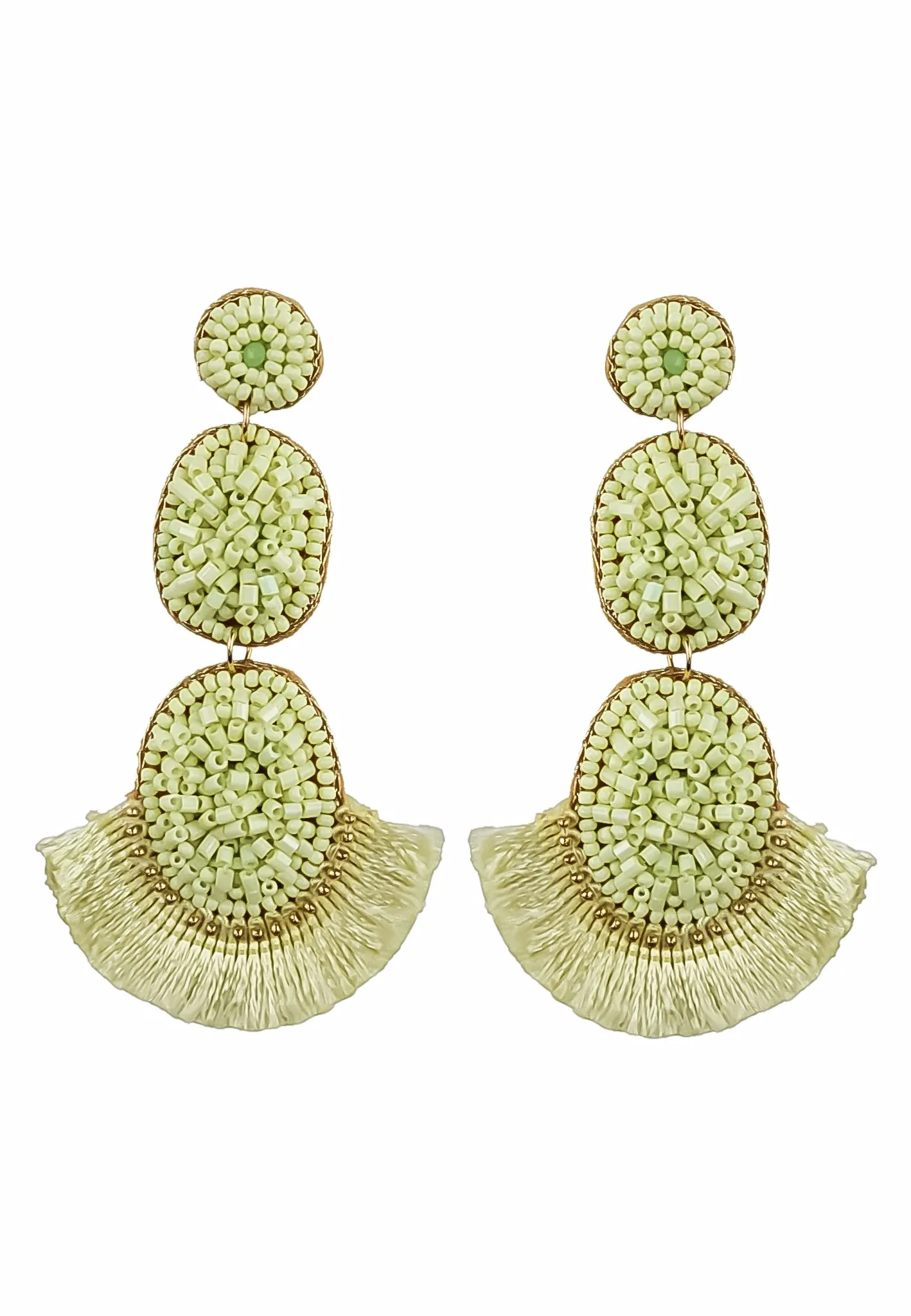 El Nicho Lime Earrings