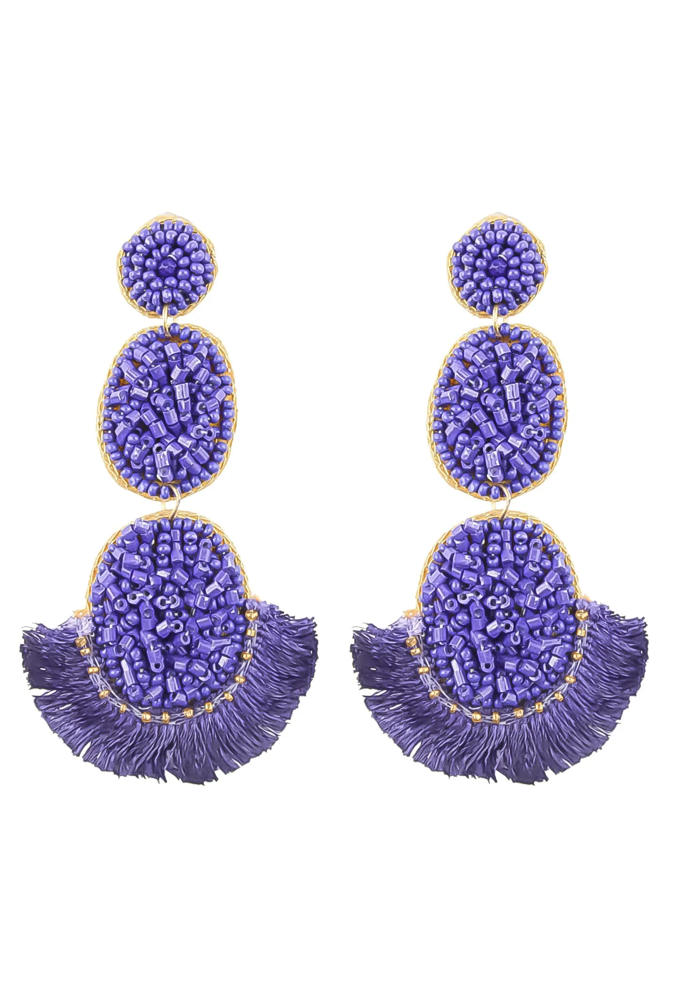 El Nicho Violet Earrings