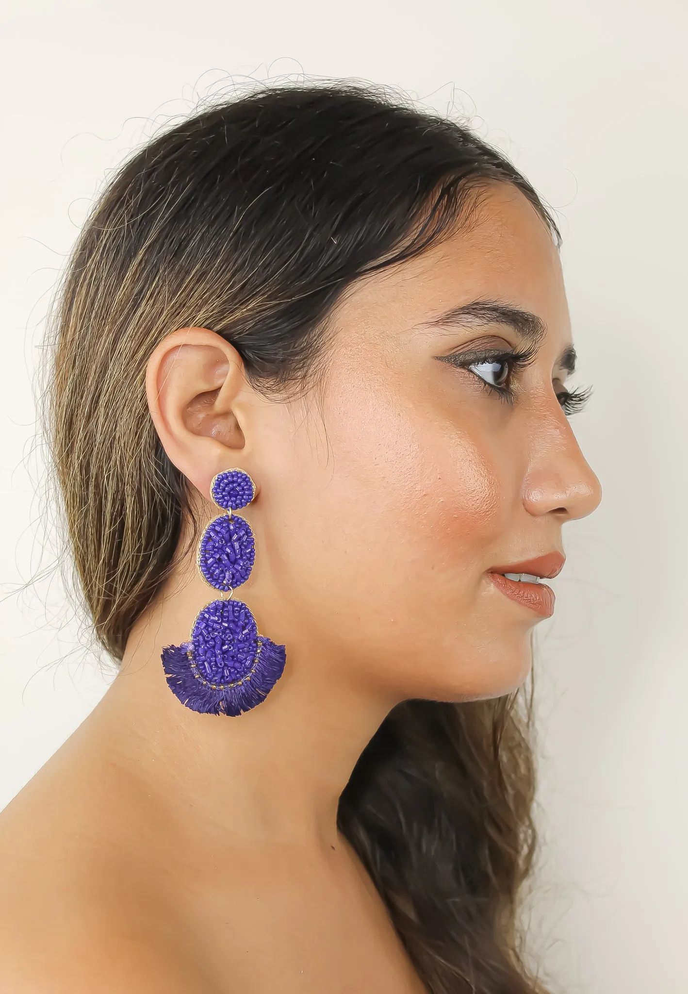 El Nicho Violet Earrings