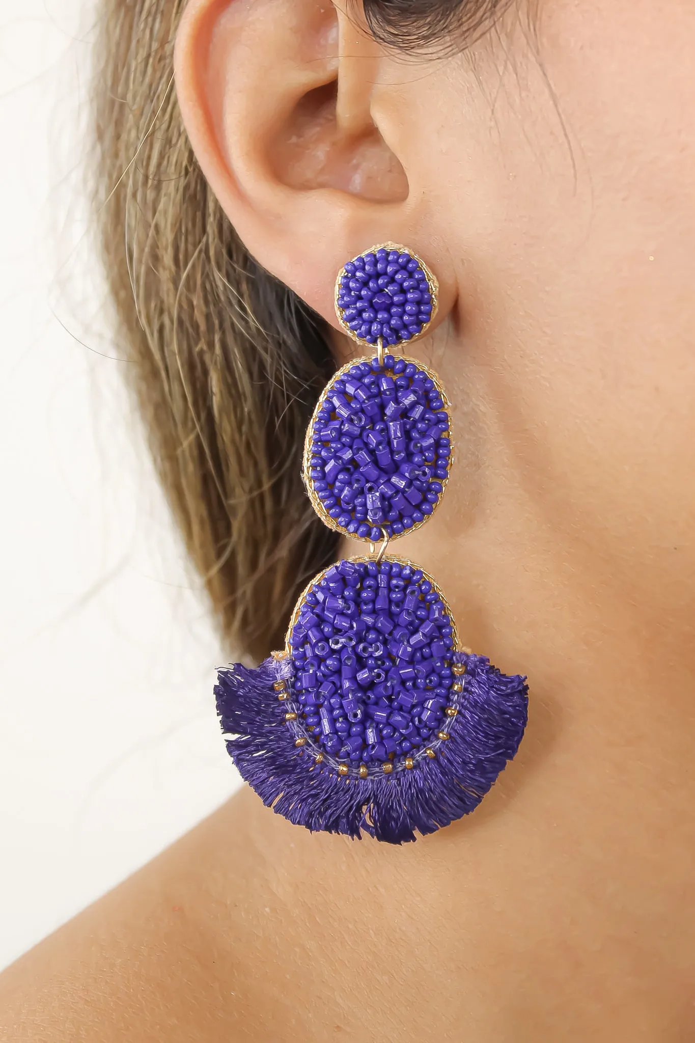 El Nicho Violet Earrings