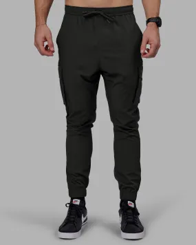 Energy Stretch Performance Cargo Joggers - Pirate Black