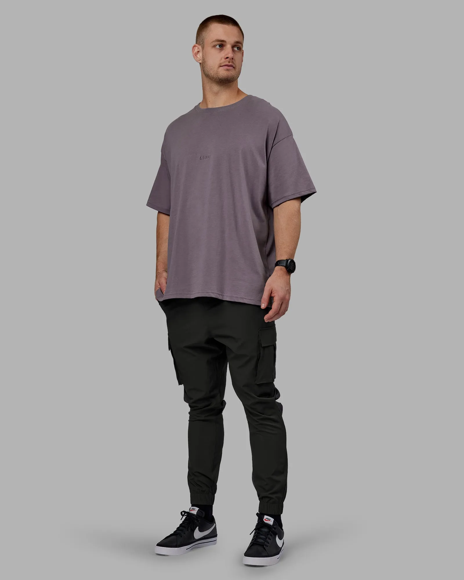 Energy Stretch Performance Cargo Joggers - Pirate Black