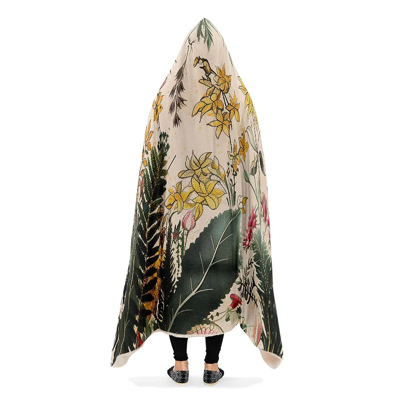 Fernwood Hooded Blanket - Cozy and Warm Wrap-around Blanket with Vegan Fur Lining and Hood