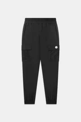 Hexline Regular Fit Track Pants Jet Black