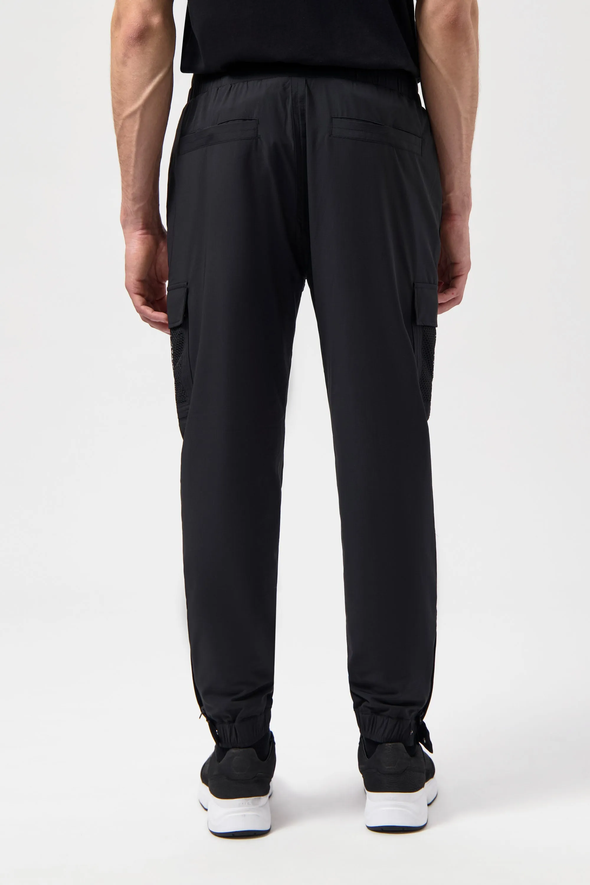 Hexline Regular Fit Track Pants Jet Black