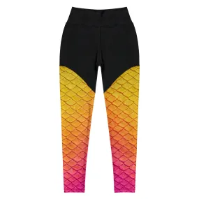 Hibiscus Bliss Sports Leggings