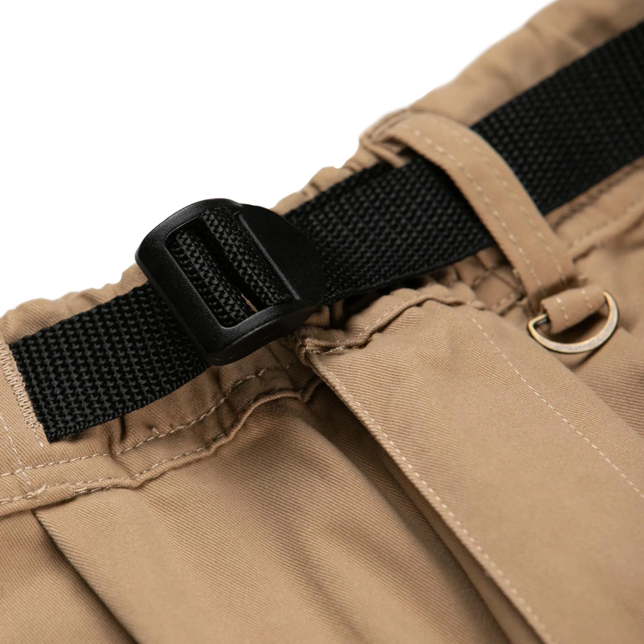 HOMME  Belted Cargo Pants Beige