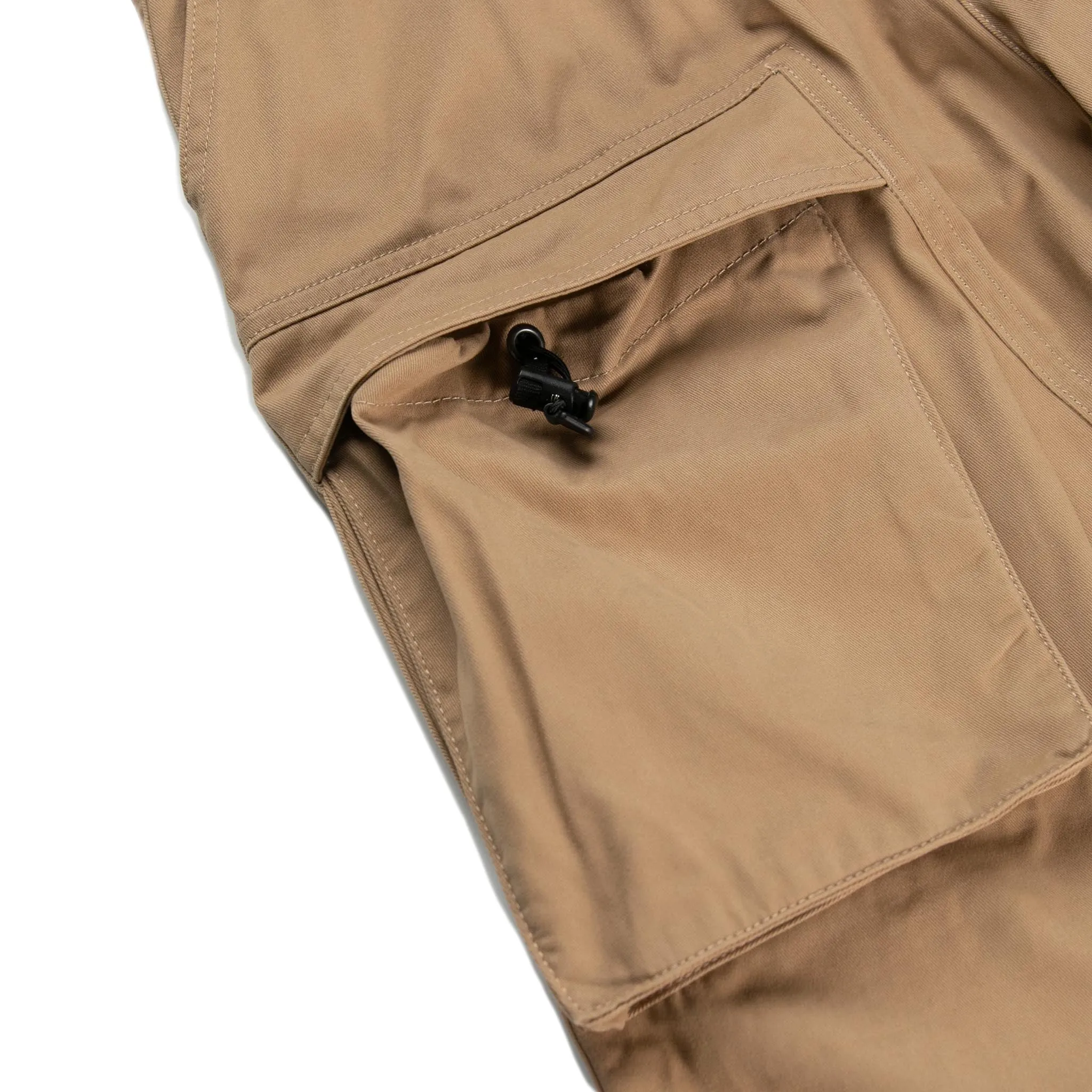 HOMME  Belted Cargo Pants Beige