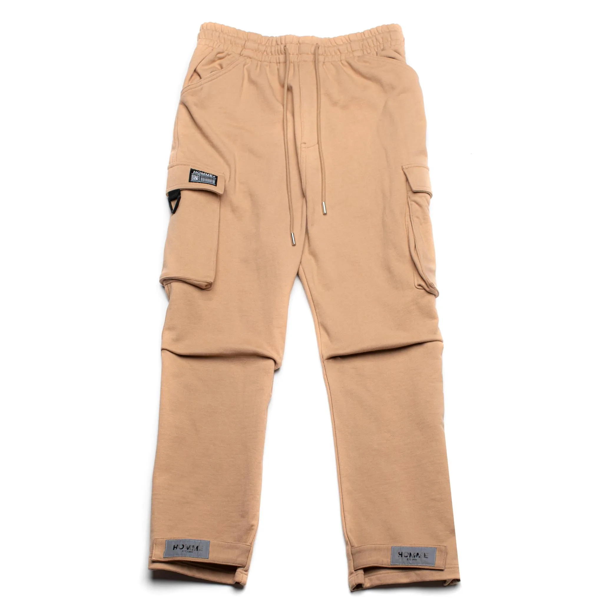 HOMME  Knit Cargo Pants Beige