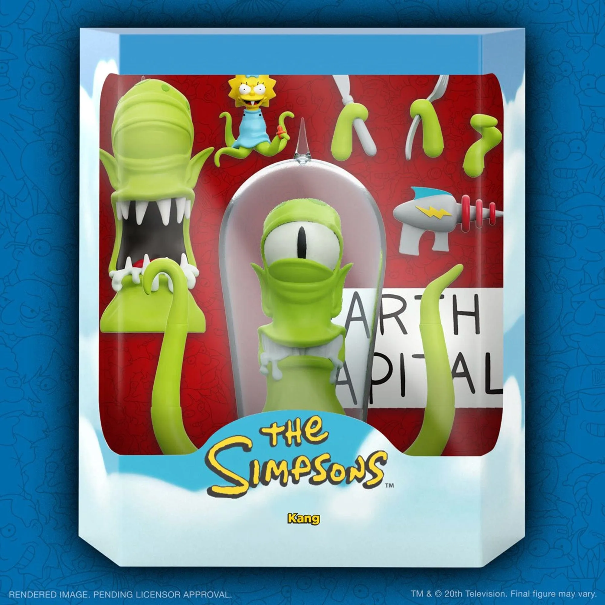 Kang Alien - The Simpsons Ultimates Action Figure by Super7