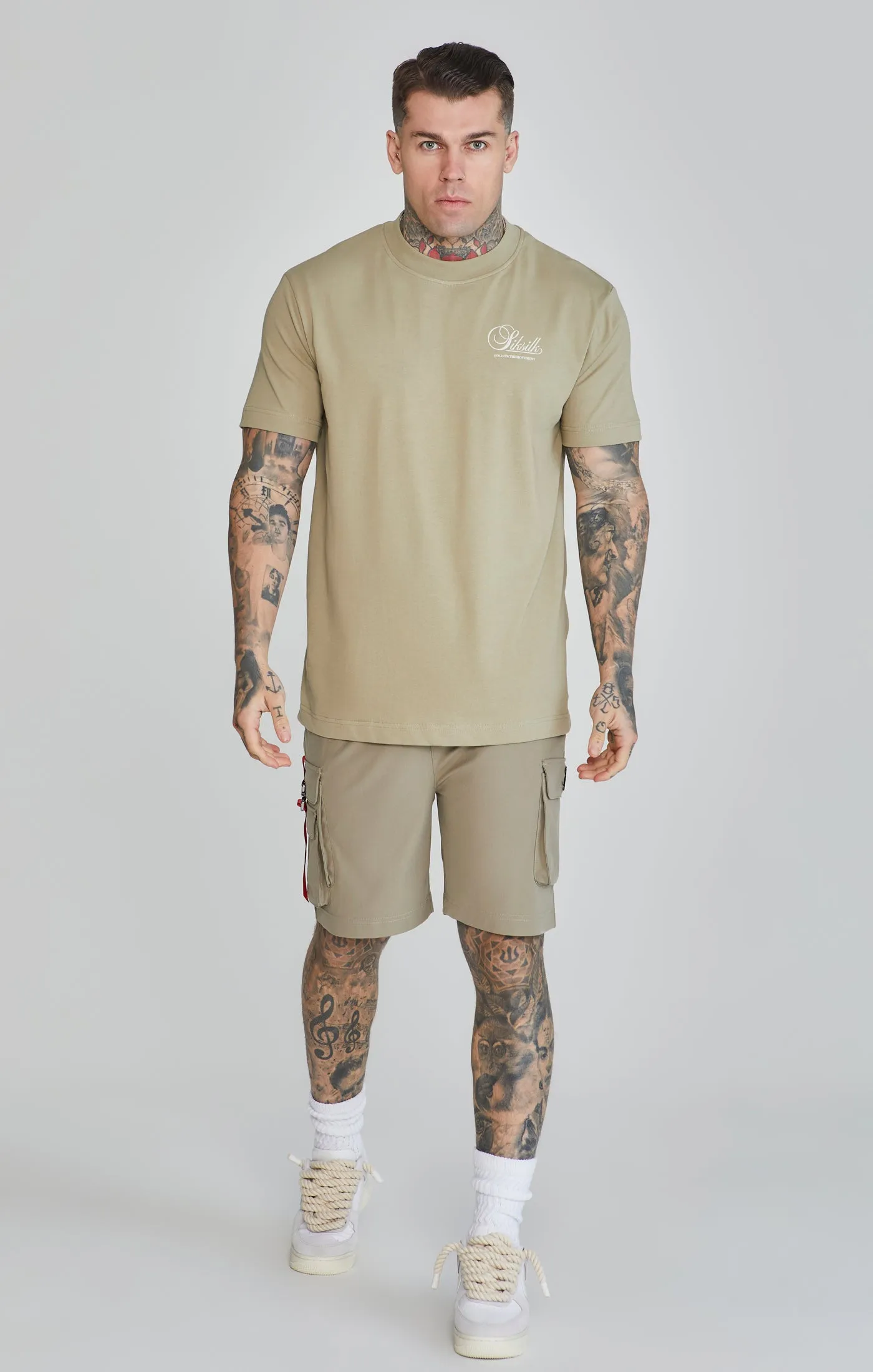 Khaki Cargo Shorts