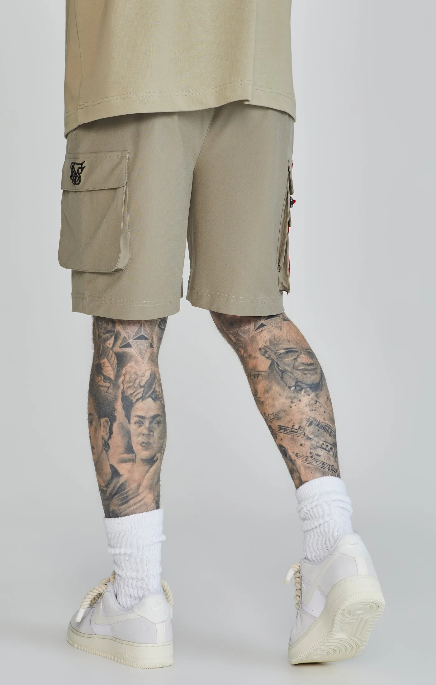 Khaki Cargo Shorts