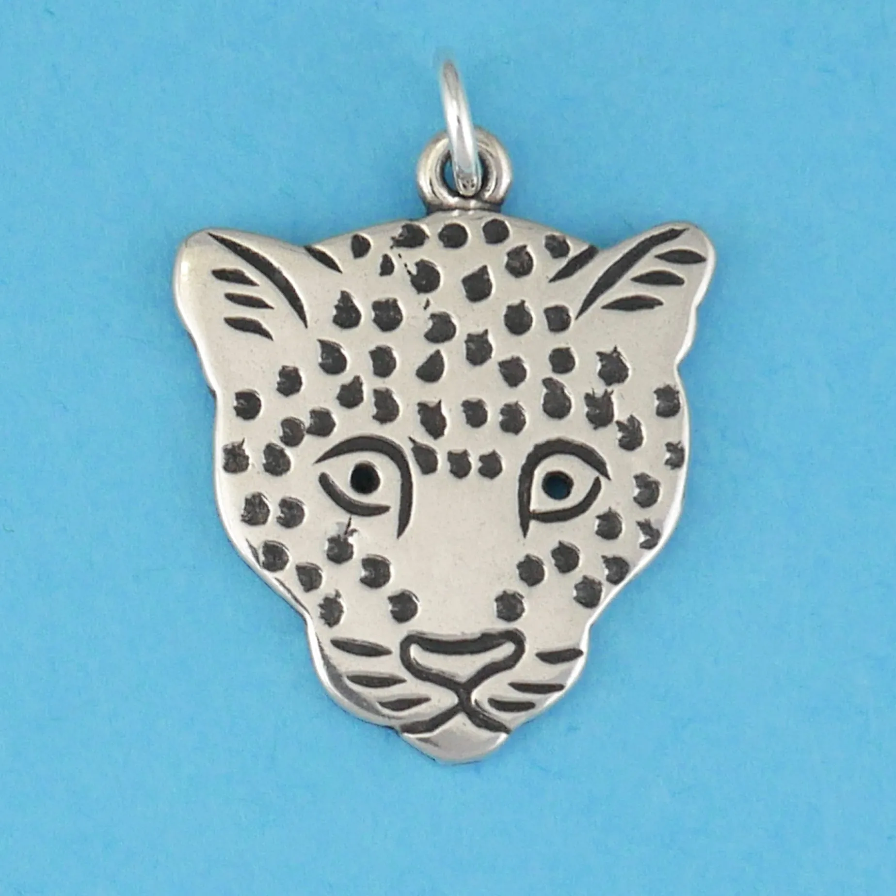 Leopard Face Charm