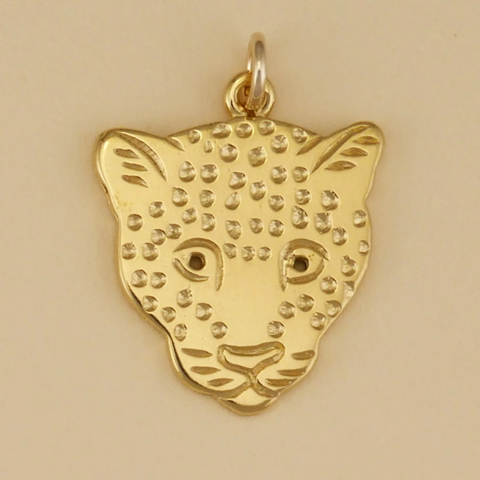 Leopard Face Charm