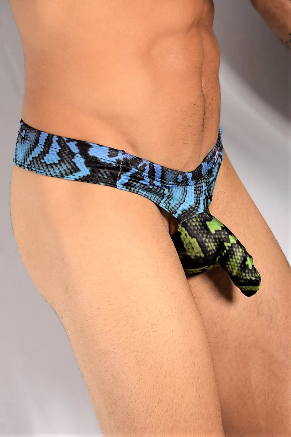 Medium Pikante Thong Sly Art Mens Thong Blue 80566 2