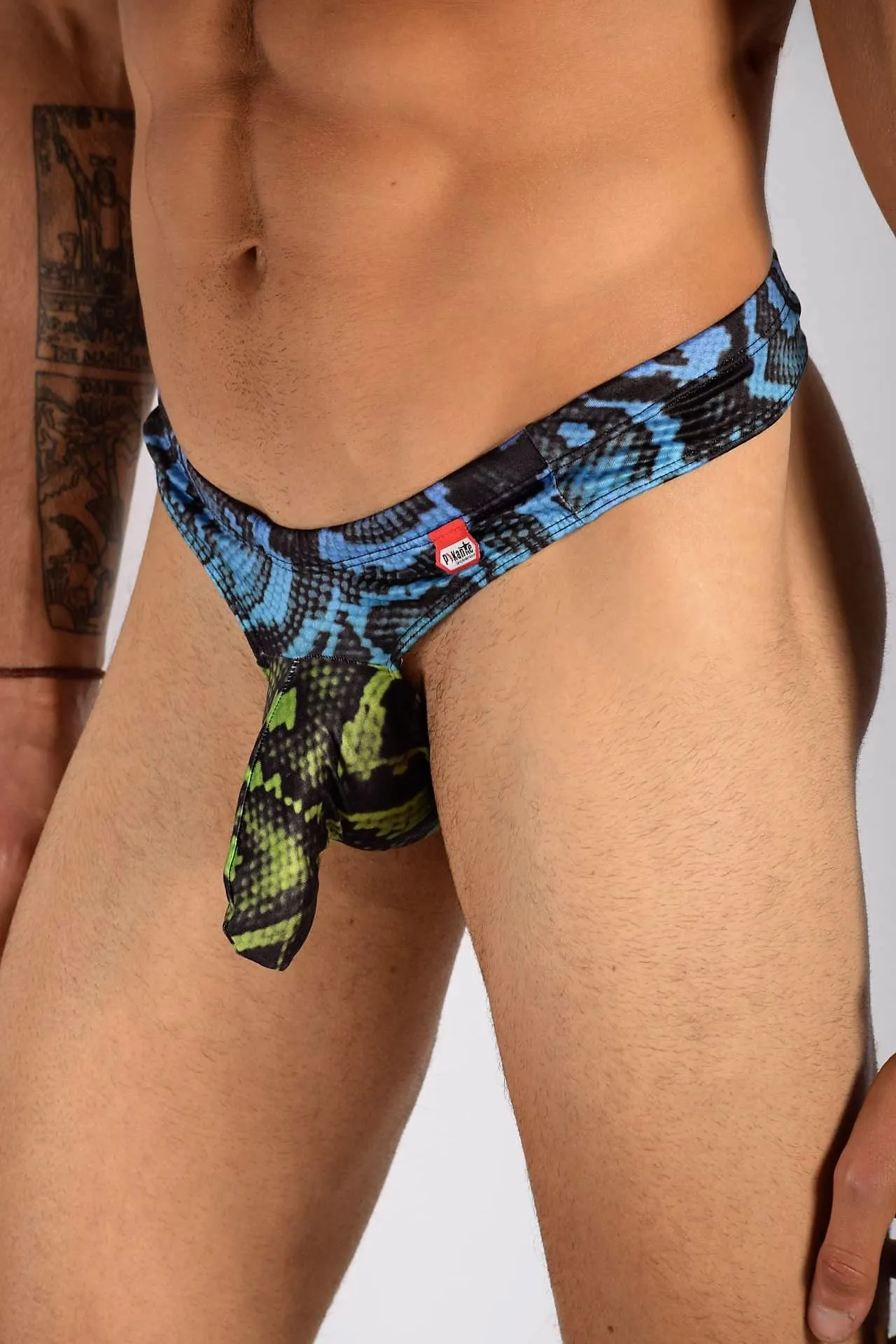 Medium Pikante Thong Sly Art Mens Thong Blue 80566 2