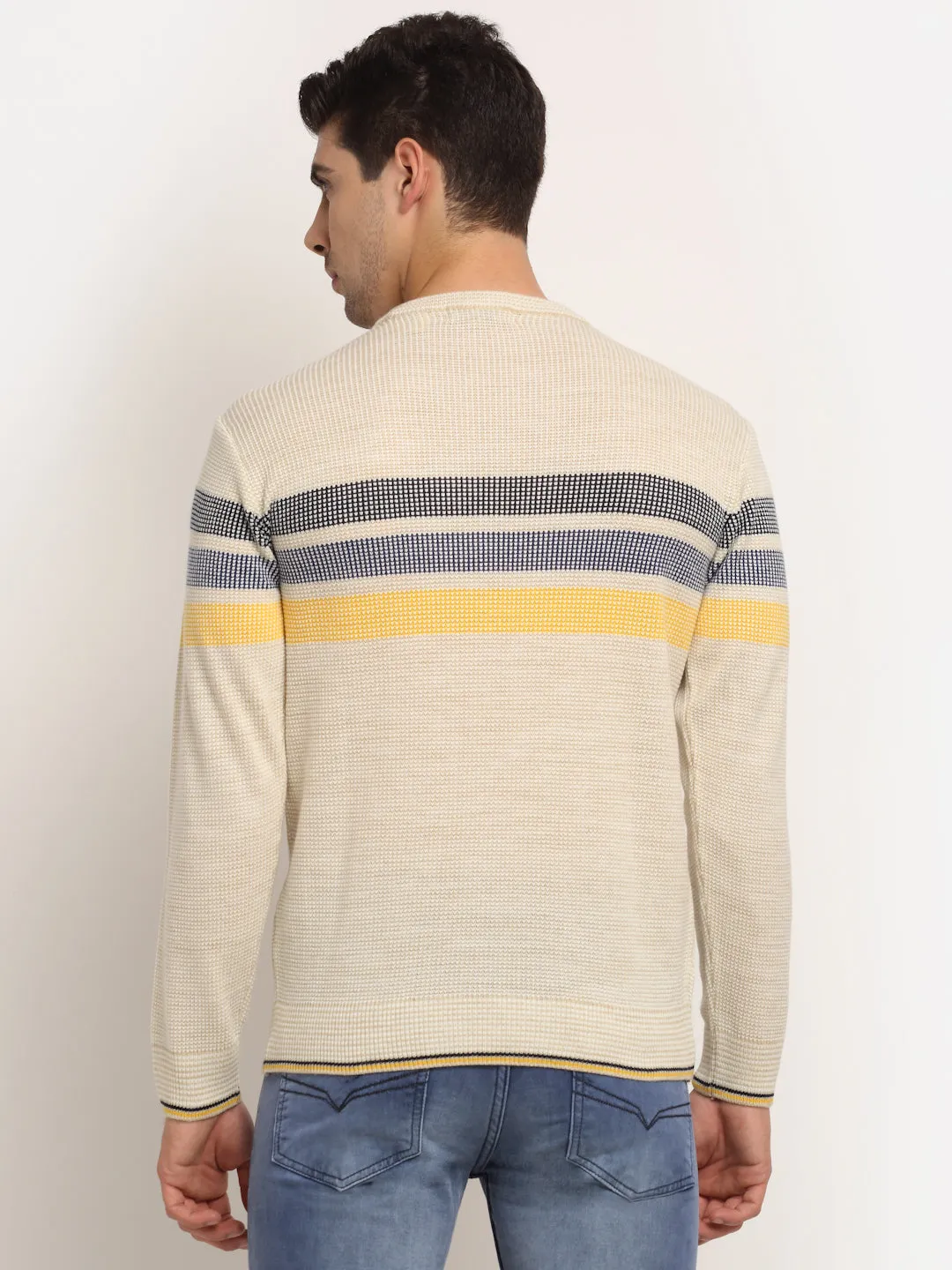 Men's Beige Sweater